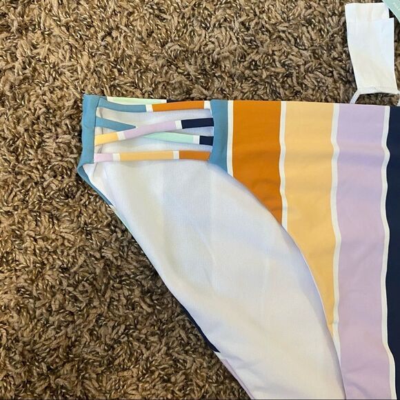 Roxy Women's PT Beach Classics FA Full Coverage Swim Bottoms XL - Picture 7 of 12